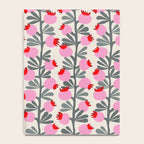 Minimal nordic flower pink Notebook Gallery Image 4