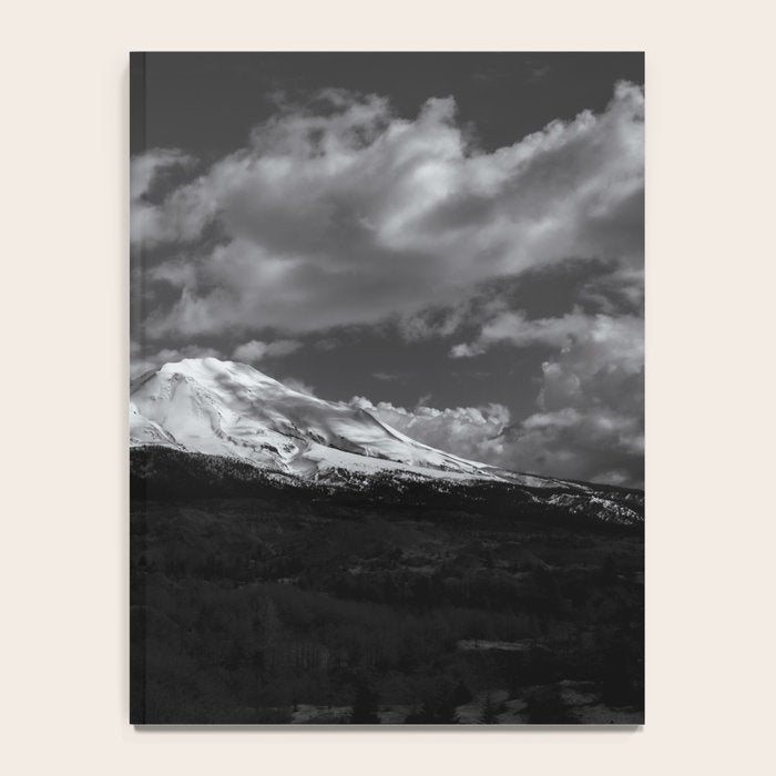 Mount Saint Helens Black and White II Notebook Gallery Image 4