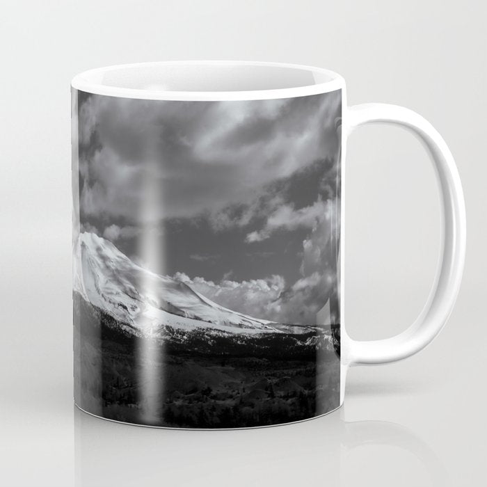 Mount Saint Helens Black and White II Coffee Mug Gallery Image 1