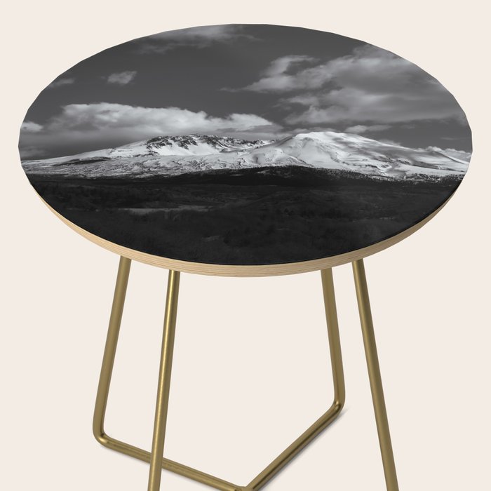 Mount Saint Helens Black and White II Side Table Gallery Image 2