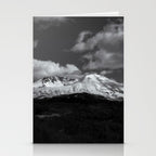 Mount Saint Helens Black and White II Stationery Card Gallery Image 2