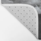 Mount Saint Helens Black and White II Bath Mat Gallery Image 2