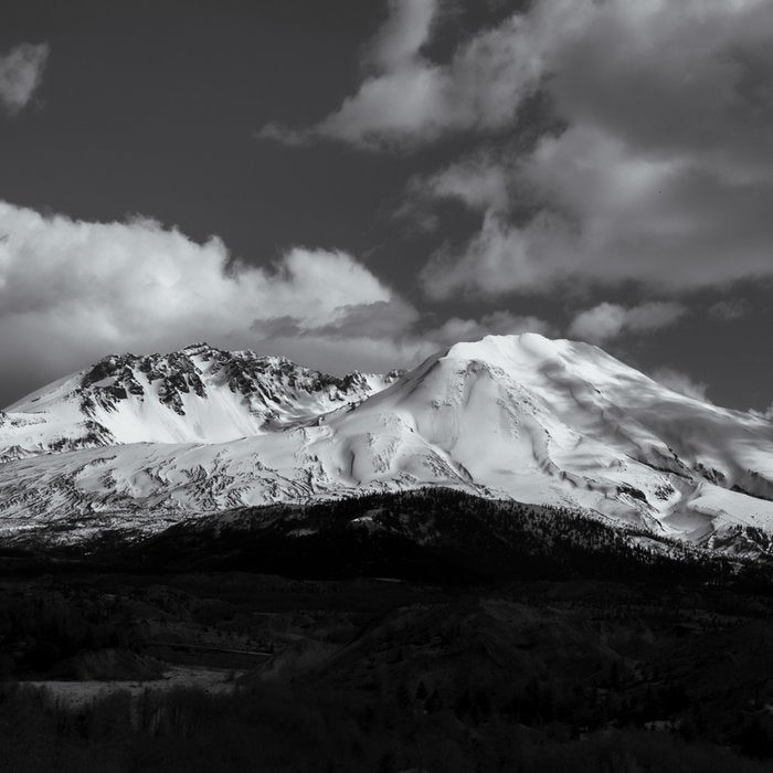 Mount Saint Helens Black and White II Coffee Mug Gallery Image 2