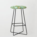 Birds on the leaves of the jungle Stool Gallery Image 1