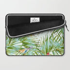 Birds on the leaves of the jungle Laptop Sleeve Gallery Image 2
