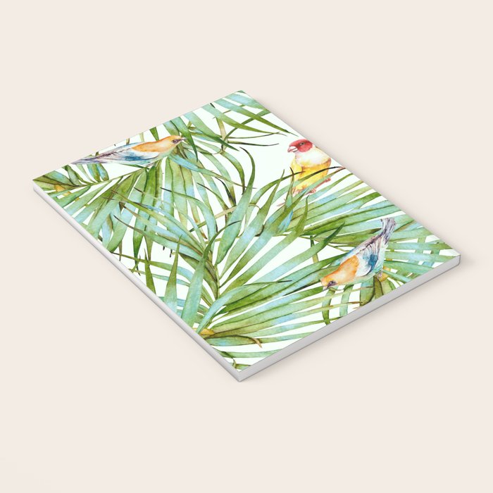 Birds on the leaves of the jungle Notebook Gallery Image 3