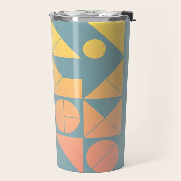 Modern Geometric 06 Travel Mug Gallery Image 2