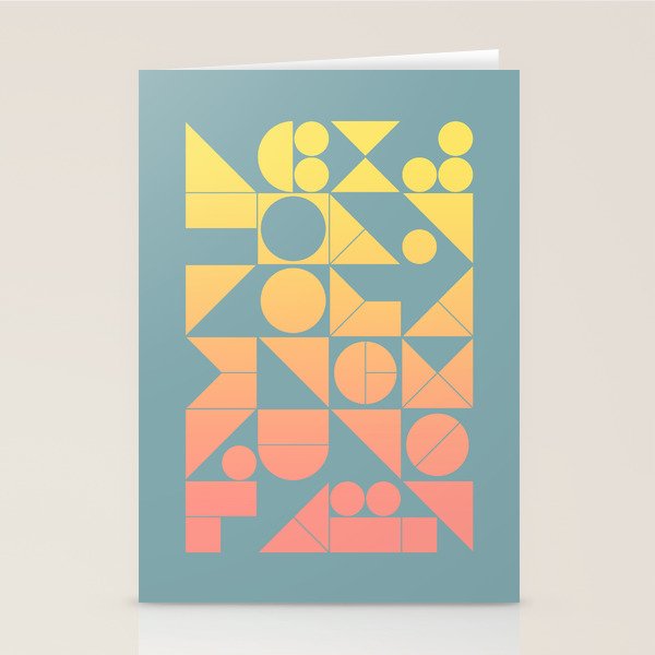 Modern Geometric 06 Stationery Card Gallery Image 2