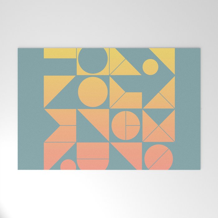 Modern Geometric 06 Welcome Mat Gallery Image 1