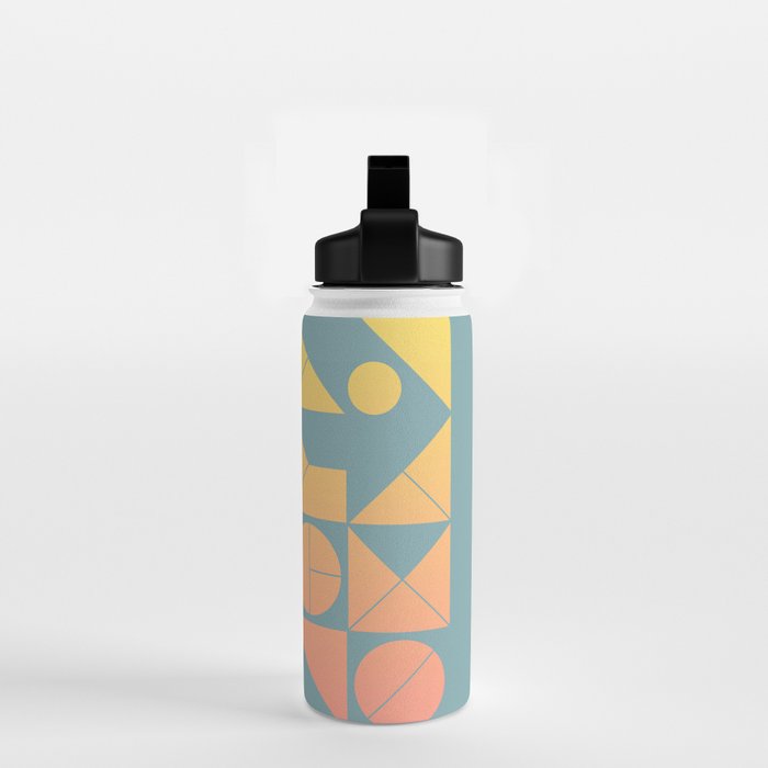 Modern Geometric 06 Water Bottle Gallery Image 2