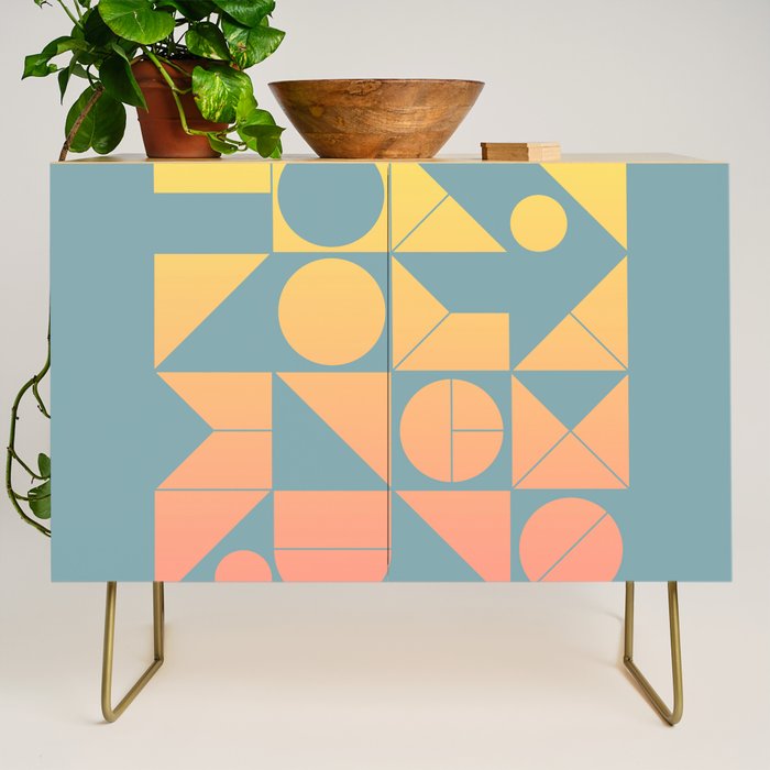 Modern Geometric 06 Credenza Gallery Image 1