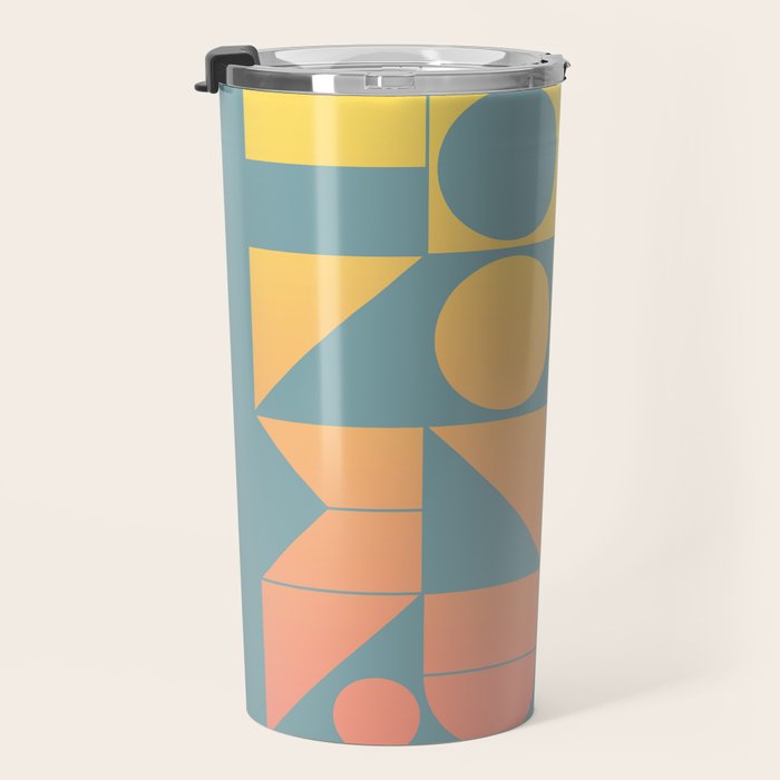 Modern Geometric 06 Travel Mug Gallery Image 3