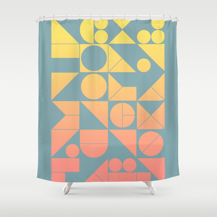 Modern Geometric 06 Shower Curtain Gallery Image 1