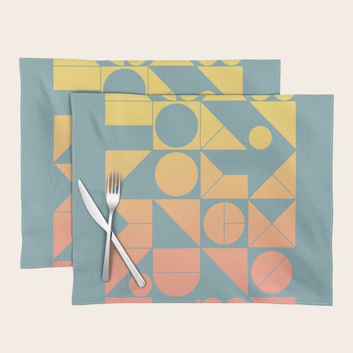 Modern Geometric 06 Placemat Gallery Image 1