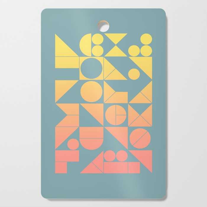 Modern Geometric 06 Cutting Board Gallery Image 1