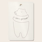 Love Yourself Bear Cutting Board Gallery Image 1