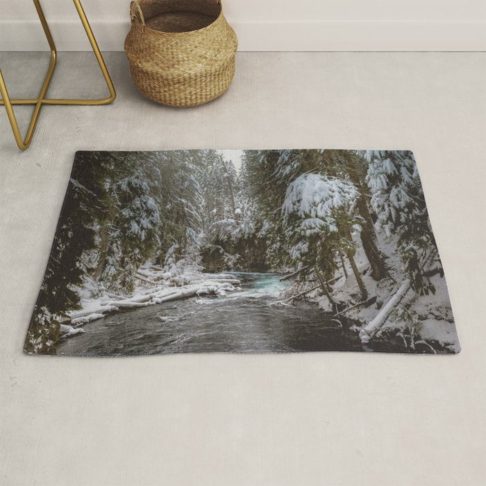 A Quiet Place - Pacific Northwest Nature Photography Rug Gallery Image 1