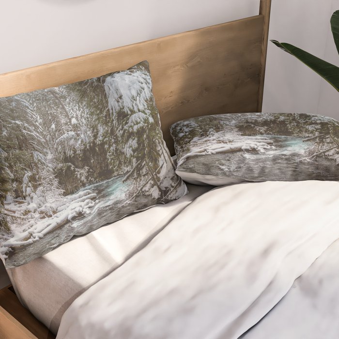 A Quiet Place - Pacific Northwest Nature Photography Pillow Sham Gallery Image 2