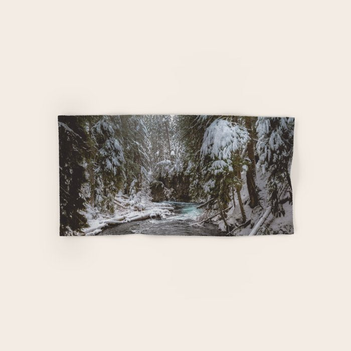 A Quiet Place - Pacific Northwest Nature Photography Bath Towel Gallery Image 1