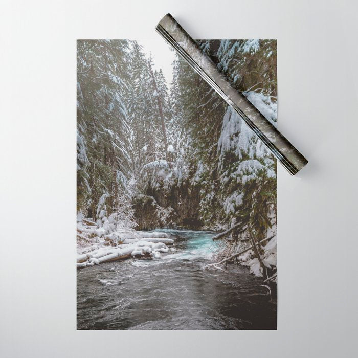 A Quiet Place - Pacific Northwest Nature Photography Wrapping Paper Gallery Image 1