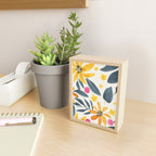 Watercolor Painting Fantasy Yellow Flower Blooming Floral Kingdom Mini Art Print Gallery Image 2
