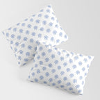 Small Distressed Block Print - Cobalt Pillow Sham Gallery Image 3