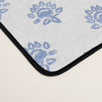 Small Distressed Block Print - Cobalt Desk Mat Gallery Image 4