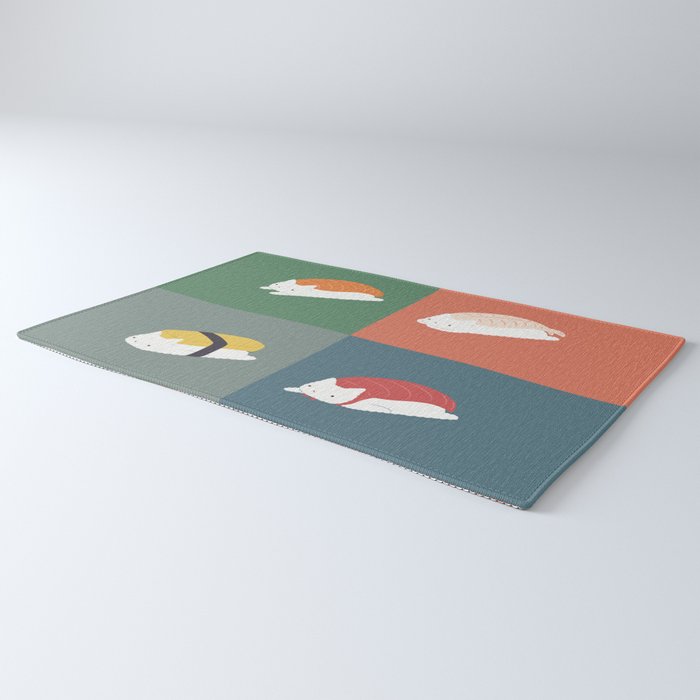 Sushi Cat 2x2 Rug Gallery Image 3