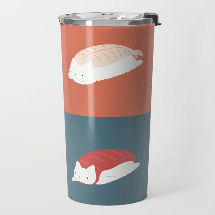 Sushi Cat 2x2 Travel Mug Gallery Image 2