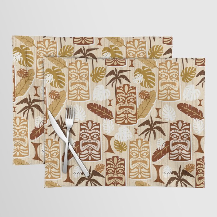 Tiki Time Brown Placemat Gallery Image 1