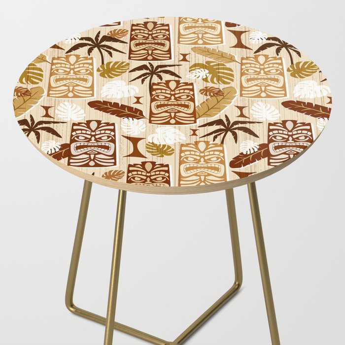 Tiki Time Brown Side Table Gallery Image 2