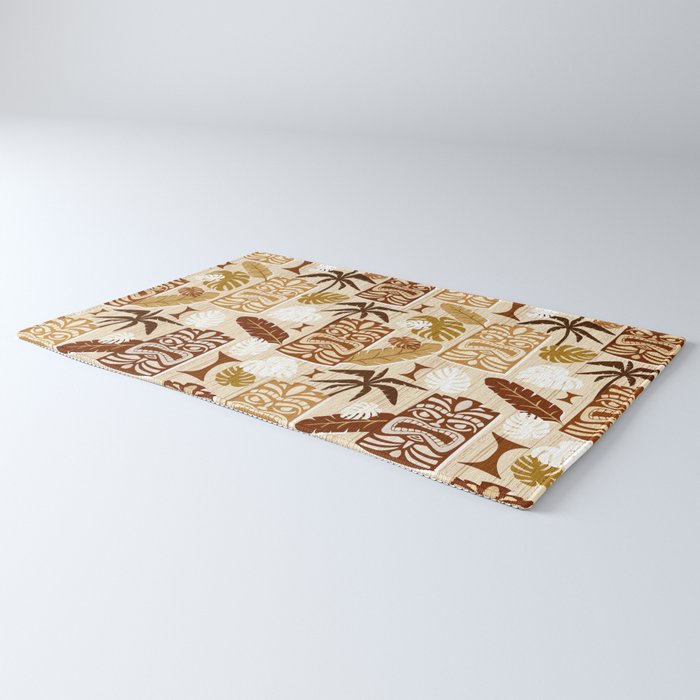 Tiki Time Brown Rug Gallery Image 3