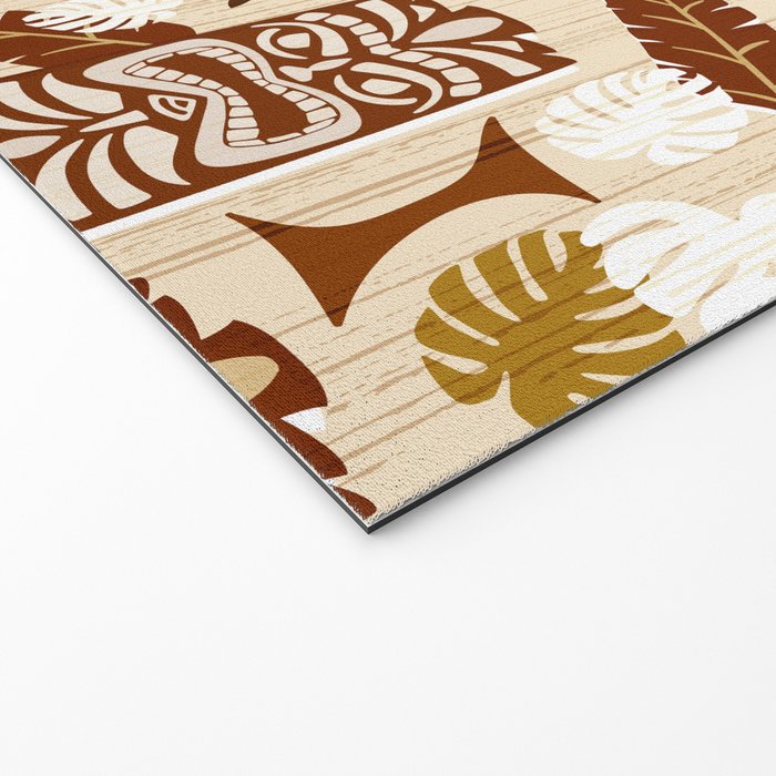 Tiki Time Brown Welcome Mat Gallery Image 2