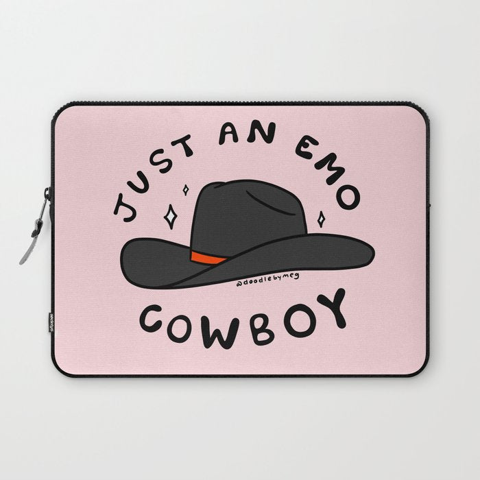 Just An Emo Cowboy Laptop Sleeve Gallery Image 1