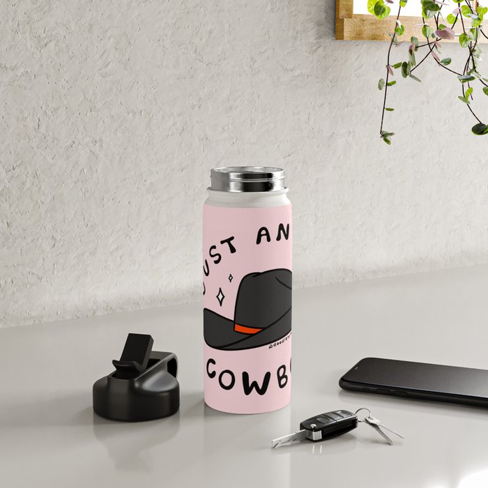 Just An Emo Cowboy Water Bottle Gallery Image 4