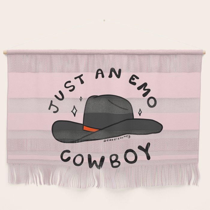 Just An Emo Cowboy Wall Hanging