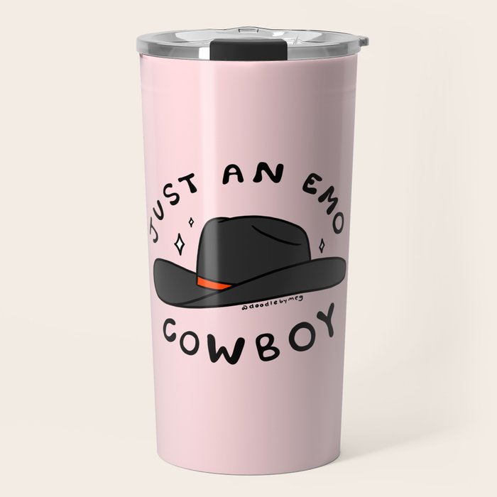Just An Emo Cowboy Travel Mug Gallery Image 1