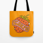 Scorpio Strawberry Tote Bag Gallery Image 1