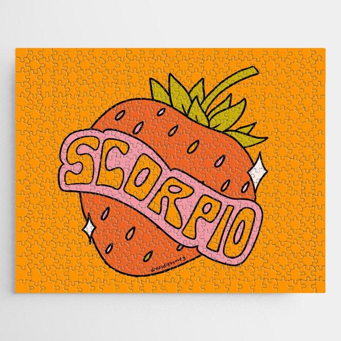 Scorpio Strawberry Jigsaw Puzzle Gallery Image 1