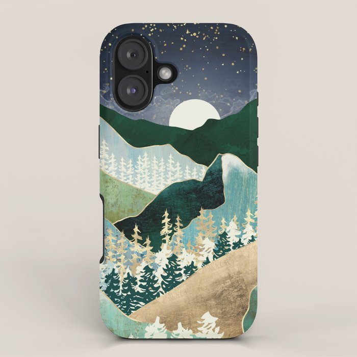 Spring Night Vista iPhone Case Gallery Image 1