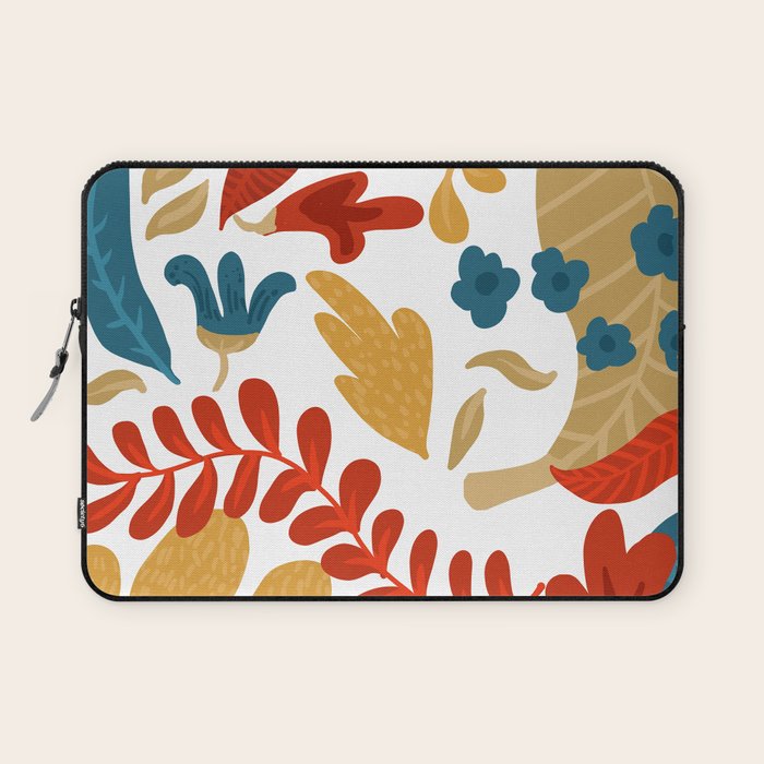 Echo of Innocence | Botanical Nature Eclectic Plants | Vintage Floral Rustic Spring Garden Blossom Laptop Sleeve Gallery Image 1