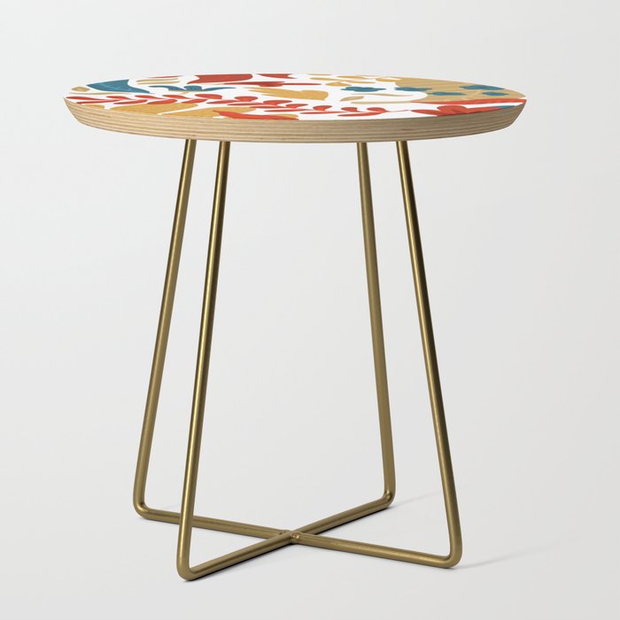 Echo of Innocence | Botanical Nature Eclectic Plants | Vintage Floral Rustic Spring Garden Blossom Side Table Gallery Image 1