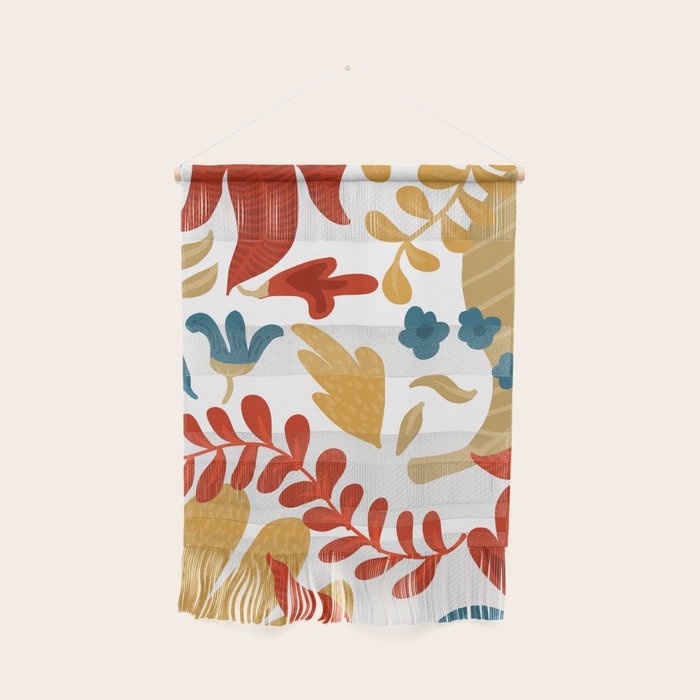 Echo of Innocence | Botanical Nature Eclectic Plants | Vintage Floral Rustic Spring Garden Blossom Wall Hanging Gallery Image 1