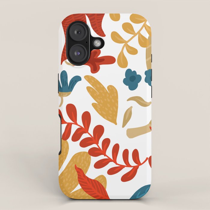 Echo of Innocence | Botanical Nature Eclectic Plants | Vintage Floral Rustic Spring Garden Blossom iPhone Case Gallery Image 1