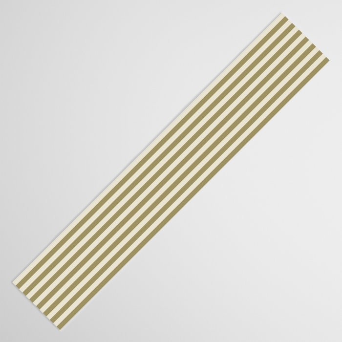 Olive Green Stripes Table Runner Gallery Image 3