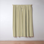Olive Green Stripes Window Curtain Gallery Image 3