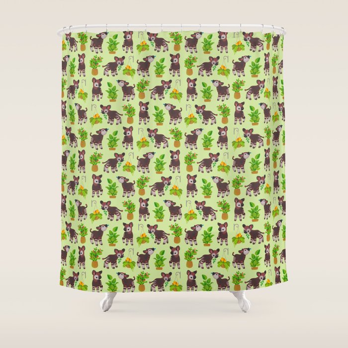 Okapi Shower Curtain Gallery Image 1