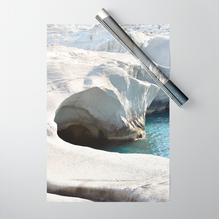 Milos Sarakiniko Beach Wrapping Paper Gallery Image 1