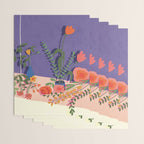 Flowers in violet room Wrapping Paper Gallery Image 3