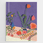 Flowers in violet room Jigsaw Puzzle Gallery Image 1